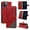 Red, variant on Designed for iPhone 16 Case Wallet, Women Girls Flip Folio Cover with PU Leather Kickstand Credit Card Holders Slots Wrist Strap Full Body Protection Phone Case for iPhone 16, Brown