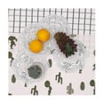 thumbnail image 2 of 4PCS 8.6 Inch Doilies Crochet Round Lace Doily Handmade Placemats Cotton Crocheted Coasters (White) js, 2 of 5