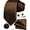 Brown, variant on Charcoal Grey Ties for Men Silk Satin Necktie and Pocket Square Cufflinks Tie Clip Lapel Pin Set Wedding Business 5PCS