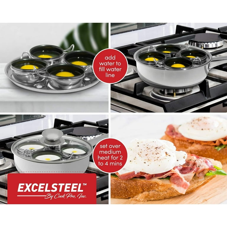 EXCELSTEEL Non Stick Easy Use Rust Resistant Home Kitchen