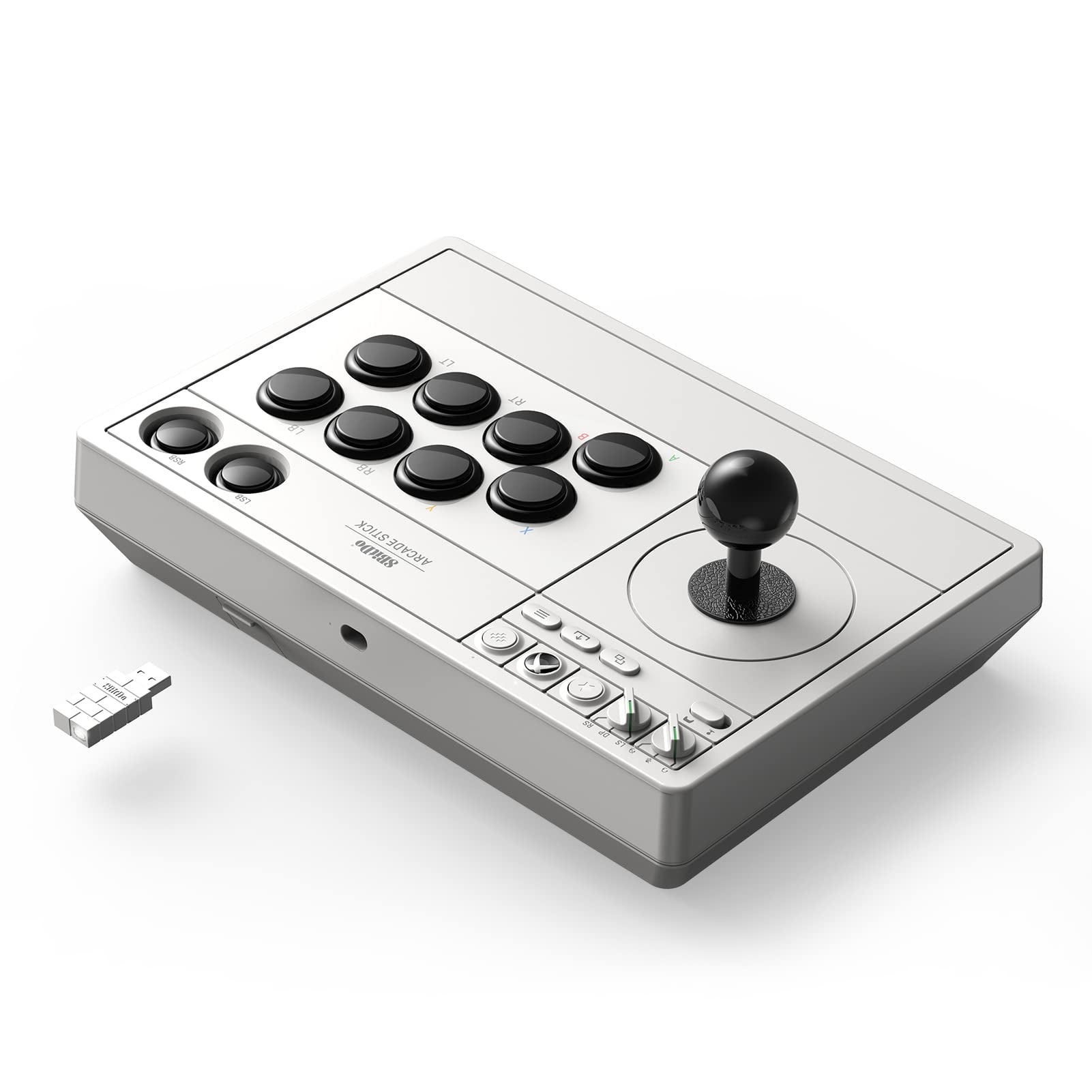 8BitDo アーケードスティック for Xbox コントローラー ホワイト 8Bitdo Arcade Stick for Xbox Series X/S, Xbox One Wireless