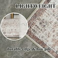 thumbnail image 4 of Hallway Washable Runner Rug - 2'6x12 Kitchen Rugs Entryway Rug Runner Non Slip Indoor Farmhouse Carpet for Living Room Bedroom Bathroom Vintage Floor Decoration Mat (2'6''x12', Maroon), 4 of 6