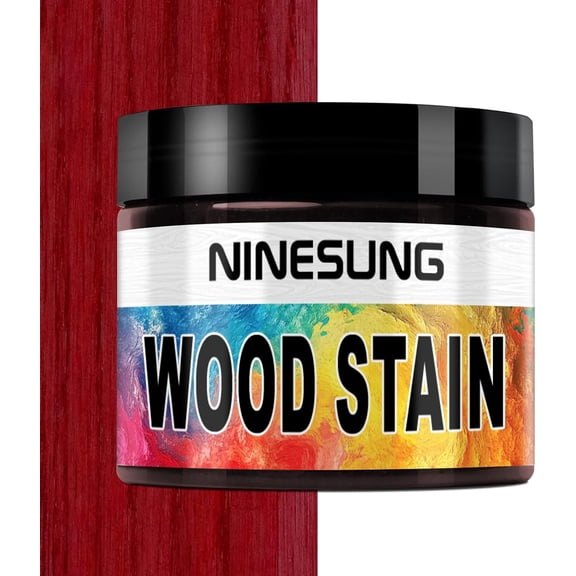 Red wood stain,water based wood stain,wood stain colors ,Suitable for all kinds of wood, furniture(Red,2 Ounces)