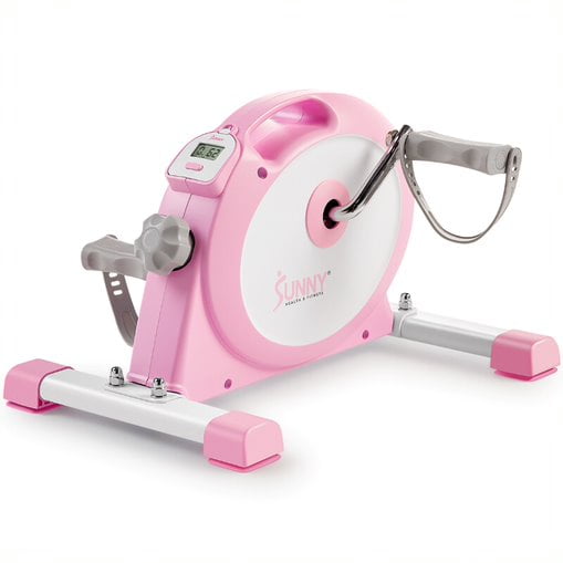 Bicicleta de ejercicio inteligente mini Sunny Health & Fitness para debajo del escritorio