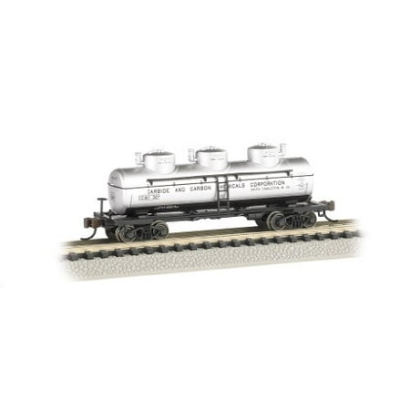 Bachmann Industries 3 Dome Tank Carbide and Carbon Chemicals Car, N Scale
