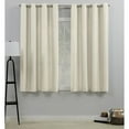 thumbnail image 1 of Exclusive Home Curtains Loha Linen Grommet Top Curtain Panel Pair, 54x63, Ivory, 2 Count, 1 of 1