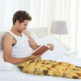 thumbnail image 4 of Uemuo Cute Animals Pattern Men's Wide Leg Palazzo Lounge Pants with Pockets Light Weight Loose Comfy Casual Pajama Pants-Small, 4 of 9