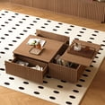 thumbnail image 3 of NessCarsti 51.1" Mid-Century Modern Lift Top Coffee Table, Walnut Rectangular Center Table with Hidden Storage & Drawers, for Living Room, Apartment, Office, 3 of 6