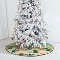 thumbnail image 6 of Sea Turtle Summer Tree Skirt Beach Xmas Tree Mat Starfish Conch Shell Farmhouse Rustic Party Home Decoration Holiday Indoor Outdoor Ornaments 36 Inches, 6 of 6