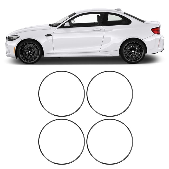 4PCS 16 Inch Wheel Rim Protector Anti Scratch Self Adhesive Aluminum Alloy Wheel Edges Trim Protector Ring