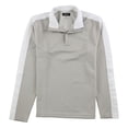 thumbnail image 1 of Alfani Mens Stripe Pullover Sweater, Grey, Large, 1 of 2