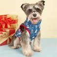 thumbnail image 3 of FOCUSNORM Christmas Pets Clothes Reindeer Pattern Thick Warm Zip Up Sleeveless Dogs Cats Coats for Daily Life Holiday, 3 of 6