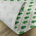 thumbnail image 5 of Ambesonne Irish Place Mats Set of 4, 4 Leaf Shamrock Dots, Standard Size, White Green, 5 of 6