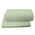 thumbnail image 4 of Floral Foot Rest, Geometric Ornamental Flowers on Green Background Symmetrical Pattern, Non-Slip Backing Adjustable Ergonomic Memory Foam Leg Support for Office, Pistachio Green White, by Ambesonne, 4 of 5