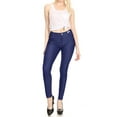 thumbnail image 4 of Women's Stretchy Comfy Pockets Solid Skinny Jeggings Jean Pants S-3XL, 4 of 4