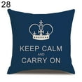 thumbnail image 1 of HEVIRGO Housse de Coussin en Lin avec Motifs de Drapeaux de Londres, 1 of 10