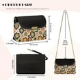 thumbnail image 7 of Pzuqiu Hippie Flower Women Leather Crossbody Bag Exquisite Craftsmanship Quilted Crossbody Purse for Women with Chain StrapTrendy Practical for Daily Use and Travel, 7 of 7