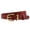 Gold buckle-Red, variant on Soft Flexible Ladies Fashion Belt Comfortable Waist Sash Adjustable Metal Clasp For Daily Wear And Business Clothes