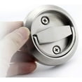 thumbnail image 5 of Metal Stainless Steel Concealed Handle Invisible Door Handle Background Wall Door Handle Circular Open Pull Ring, 5 of 9