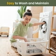 thumbnail image 6 of Mattress Protector Waterproof, Premium Fitted Sheet Style, Against Spill Stains Dust, Deep Pocket Fitting Up to 15" Mattress, Breathable, Quiet, Soft, White, Full Size, 6 of 7