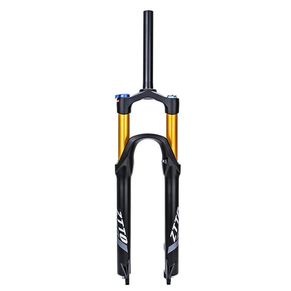 Mountain Bike Front Fork Bicycle Shock Absorption Front Fork 26-inch / 27.5-inch / 29-inch Double Chambers Shock Absorption Front Fork Bike Front Suspension