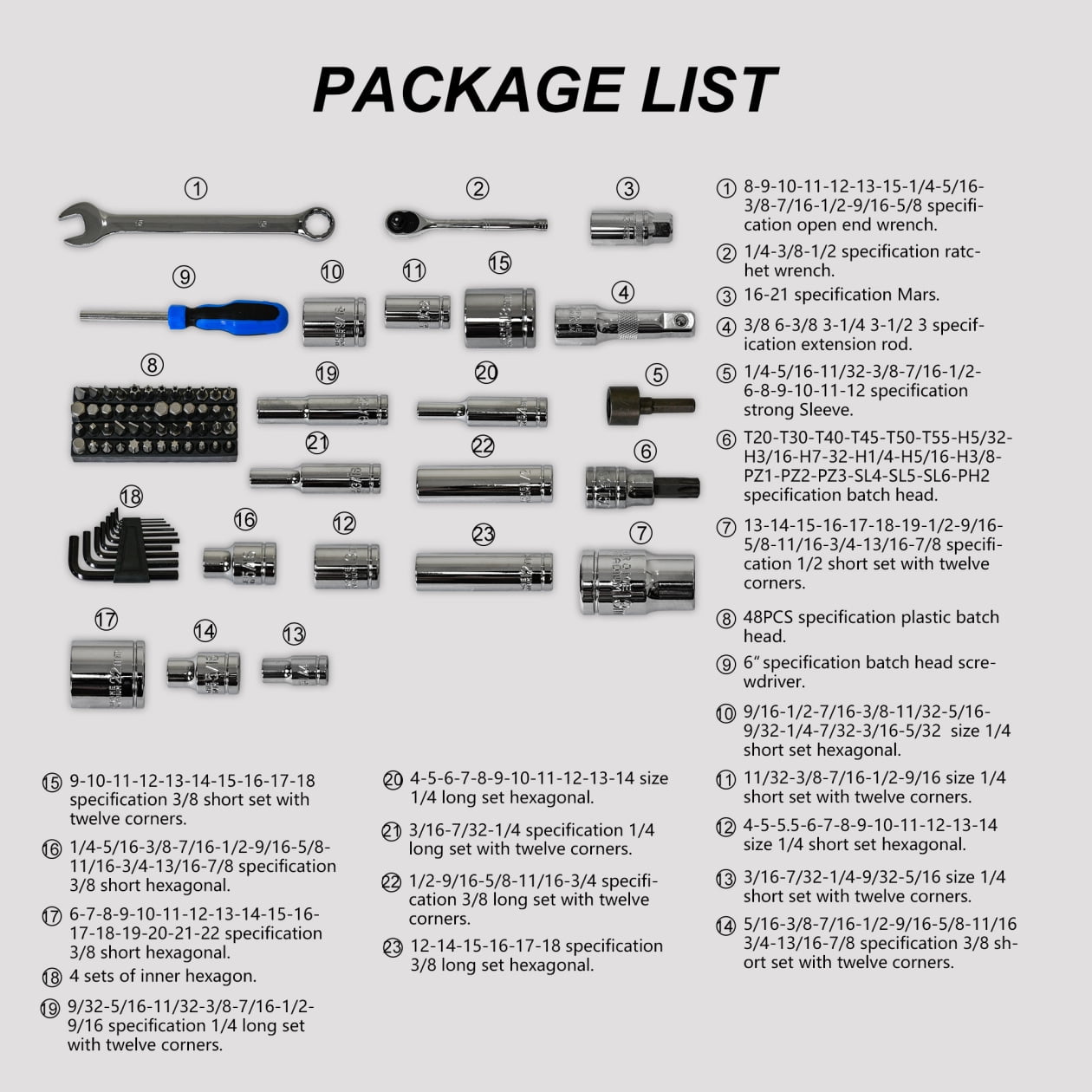 266Pcs Home Tool Set, Hand Tool Kit with Toolbox Storage Case for House, Garage, College Dorm and Office