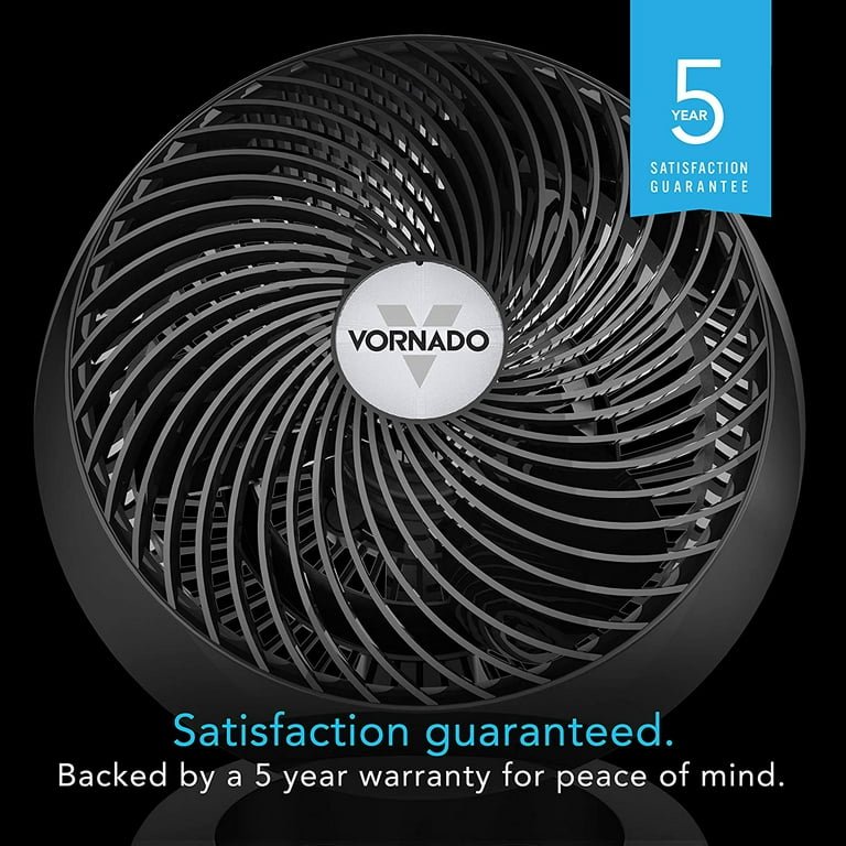 Vornado 660 Large Whole Room Air Circulator Fan with 4 Speeds and 90-Degree  Tilt, 660-Large, Black