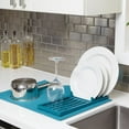 Mainstays Drying Rack and Microfiber Dish Drying Mat for Kitchen