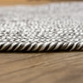 thumbnail image 5 of Mary Farmhouse Dark Gray / Light Gray Braided Area Rug 2' x 8' Runner, 5 of 5