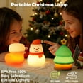 thumbnail image 3 of Tikeitoo Night Light for Kids Up To 60% Off, LED Squishy Christmas Night Light,Silicone Dimmable Nursery Nightlight, Rechargeable Bedside Touch Lamp for Breastfeeding, 3 of 9