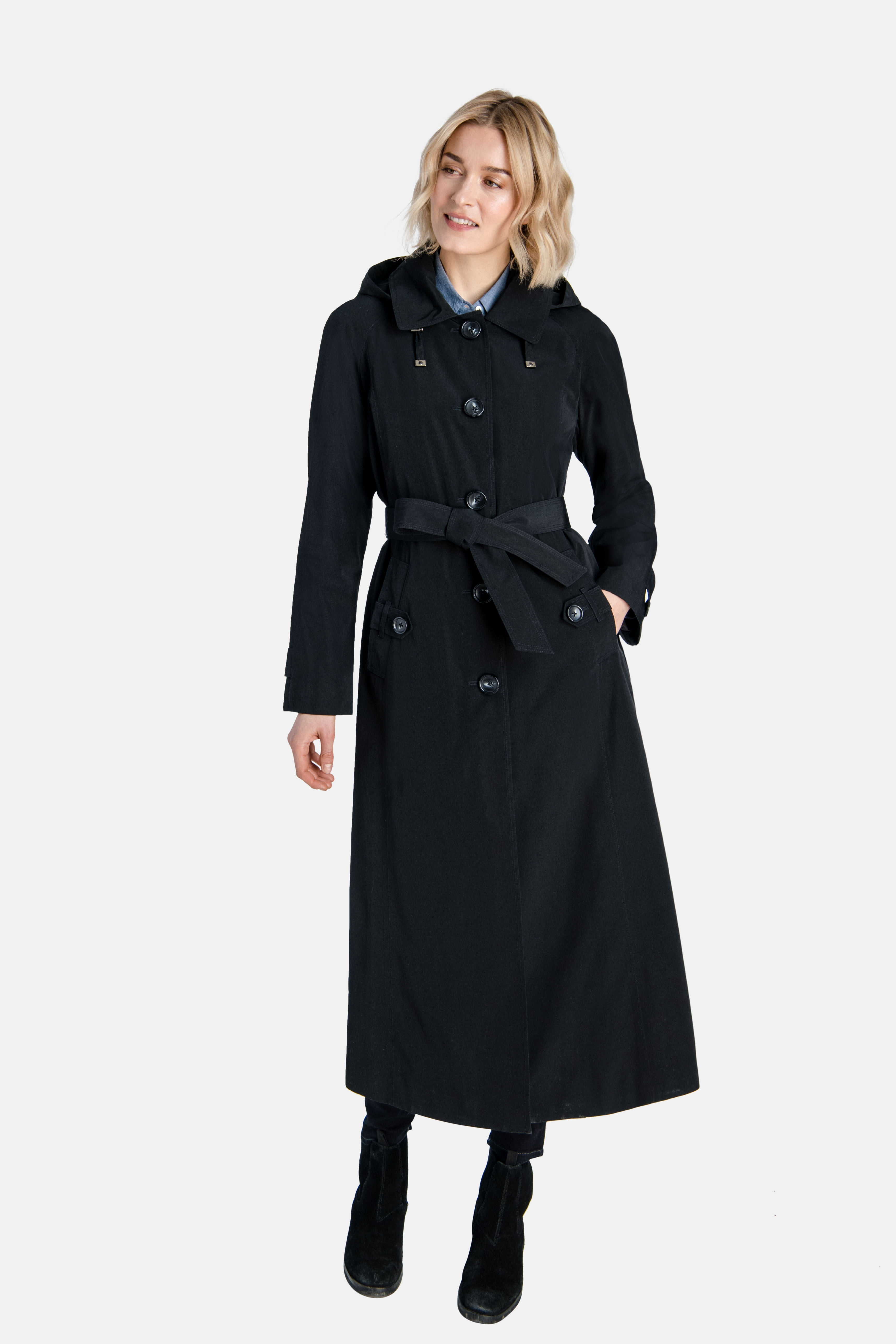 london fog maxi trench coat