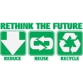 thumbnail image 3 of CafePress - Rethink The Future, Recycle Large Mug - 15 oz Ceramic Large White Novelty Mug, 3 of 4