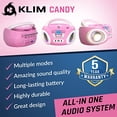 thumbnail image 2 of Reproductor CD de niños KLIM Candy con radio FM + baterías incluidas + altavoces, 2 of 3