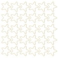 thumbnail image 2 of 30 colgantes con marco hueco de cobre, accesorios de joyería, pendientes, collares, estrellas doradas., 2 of 14