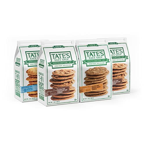 Tate's Bake Shop Gluten Free Cookies Variety Pack, Coconut Crisp