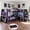 Black+Purple, variant on Mirightone L-Shaped Full over Full over Twin Gaming Bunk Bed with Desks and Storage, Gaming Triple Bunk Beds with LED & Charging for Adults Gamer, Black