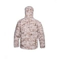thumbnail image 5 of IROINNID Men's Hoodie Storm Jacket Long Sleeve Camoflage Loose Warm Fleece Waterproof Soft Rain Jacket, 5 of 8