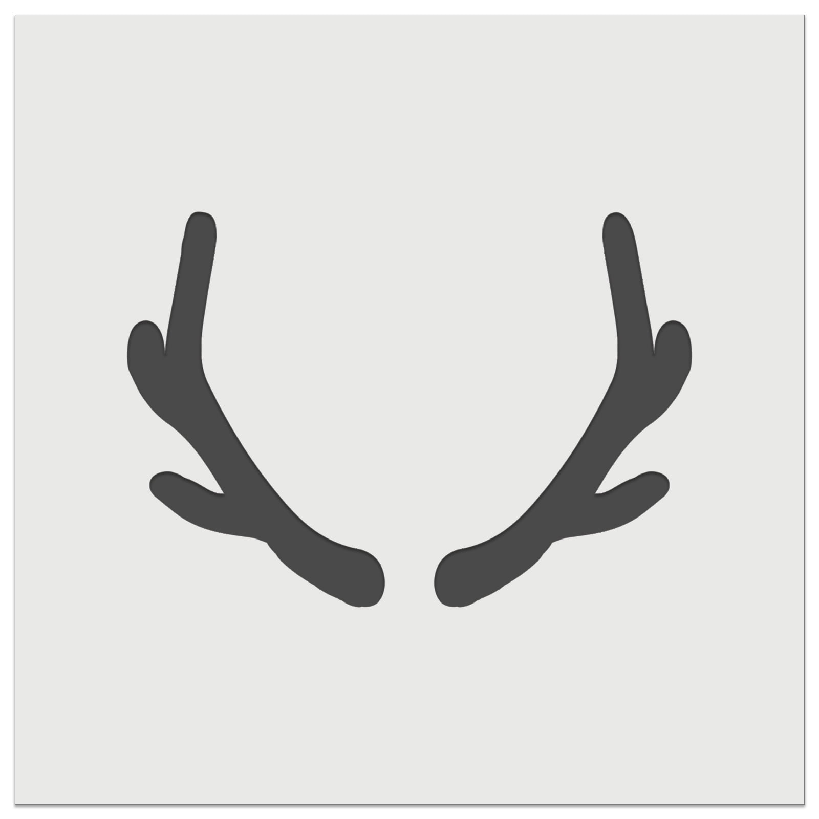 Deer Antlers DIY Cookie Wall Craft Stencil - 9.0 Inch - Walmart.com