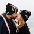 thumbnail image 5 of Lsque Tricolor Koi Fish Trio Pattern Knitted Beanie, Unisex Winter Hat, Knit Hat Winter Beanies Thick Fisherman Beanies Cuffed Plain Skull Caps, 5 of 6
