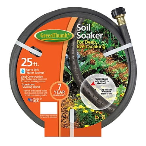 Drip ea Green Thumb 1030-25 25' ft Soil Soaker 5 Weeper Hoses 