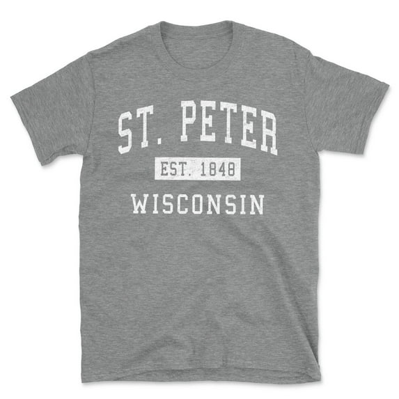 St. Peter Wisconsin Classic Established Men's Cotton T-Shirt