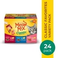 thumbnail image 3 of Meow Mix Tenders in Sauce Wet Cat Food Variety Pack, Classic Favorites, 24 Cups, 2.75 oz Each, 3 of 11