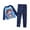 D, variant on Esho Little Boys Rashguard Swimsuit Kids Surf Bathing Suit Long Sleeve Shirts Long Pants Set 5-10T