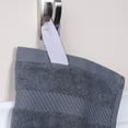 thumbnail image 2 of BNM Egyptian Cotton Solid Bath Towels, Set of 4, Smoked Pearl, 2 of 7