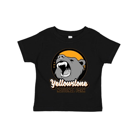 Inktastic Yellowstone Growling Bear Boys or Girls Toddler T-Shirt