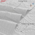 thumbnail image 4 of Colcha Matrimonial Yamel Versalles de Lujo Blanco, 4 of 5