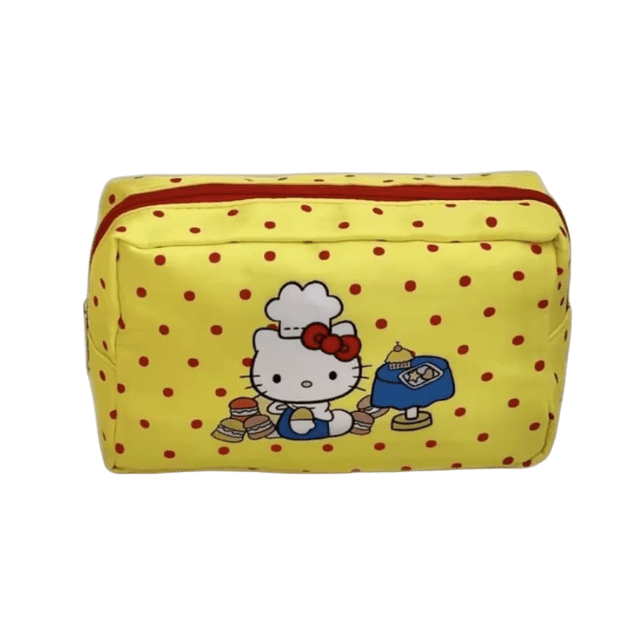 Hello Kitty, cosmetiquera amplia, neceser, bolsa de cosmeticos