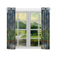 thumbnail image 3 of BSDHOME Book Scenery Window Curtain Kitchen Curtain 26x39 inches (Two Piece), 3 of 3