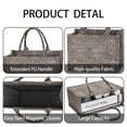 thumbnail image 4 of Large Capacity Tote Bag,Black and Tan Leopard Print Handbag Fashion Luxury Tote Bag,15.7"x13"x 5.1" Inches,Laptop Compatible, 4 of 6