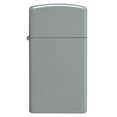 thumbnail image 4 of Zippo Slim Flat Grey Pocket Lighter, 4 of 15